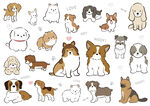 萌犬插画