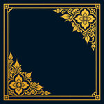 金色花纹