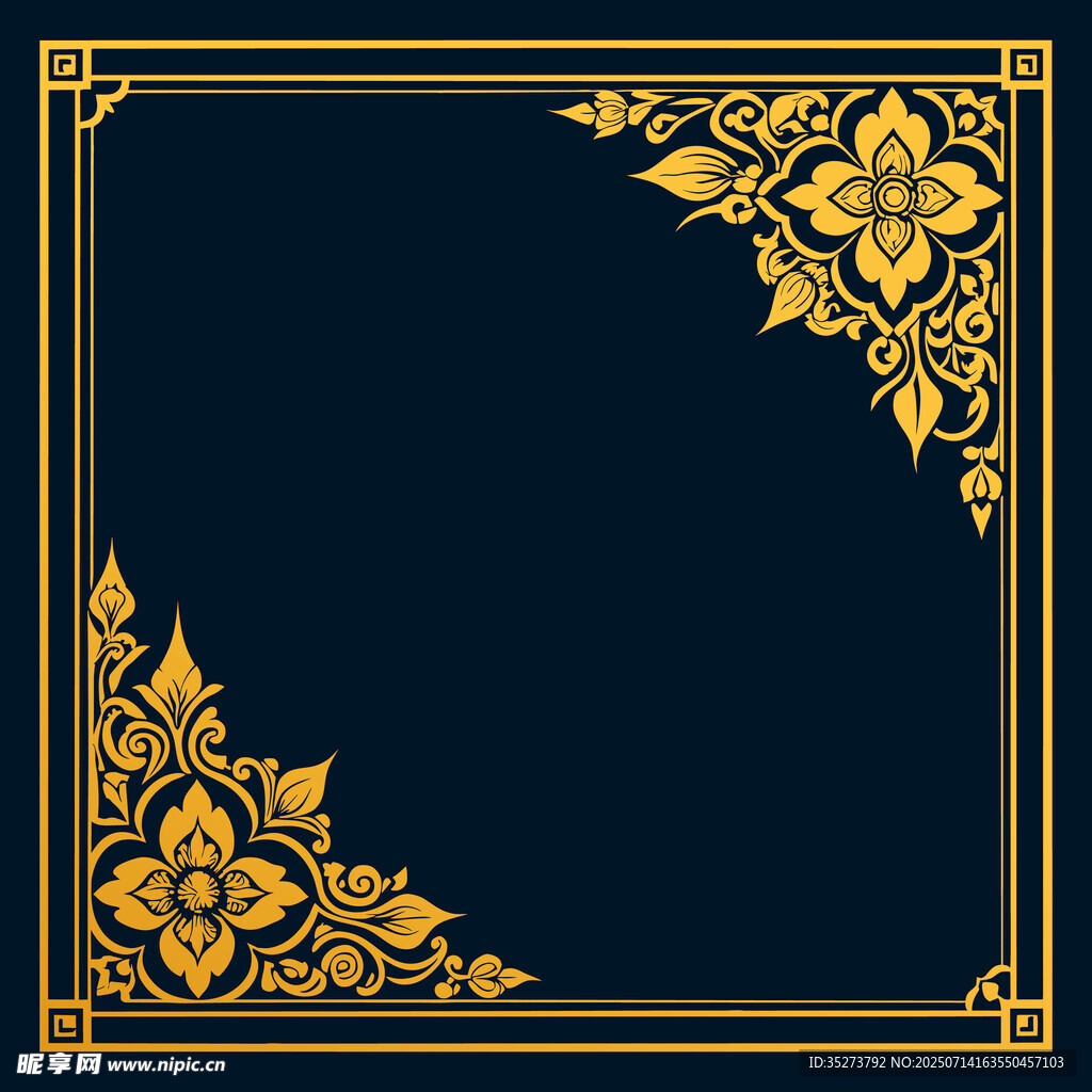 金色花纹