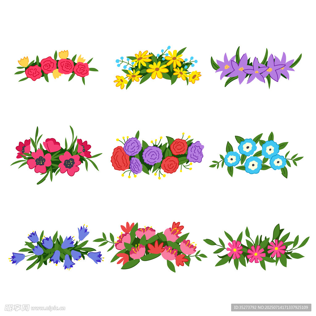 花卉花边图案