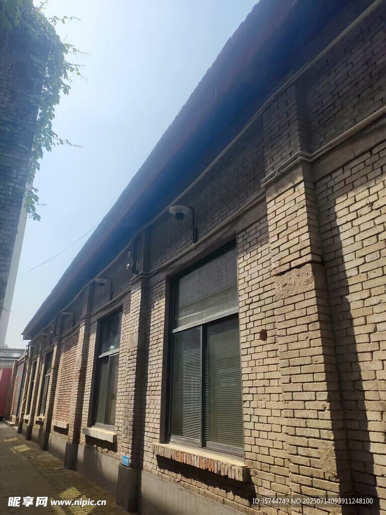 老式砖砌房屋外观