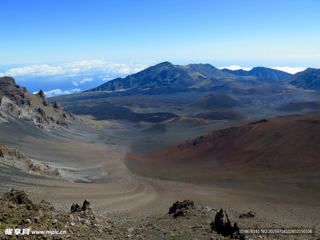 壮丽山景风光