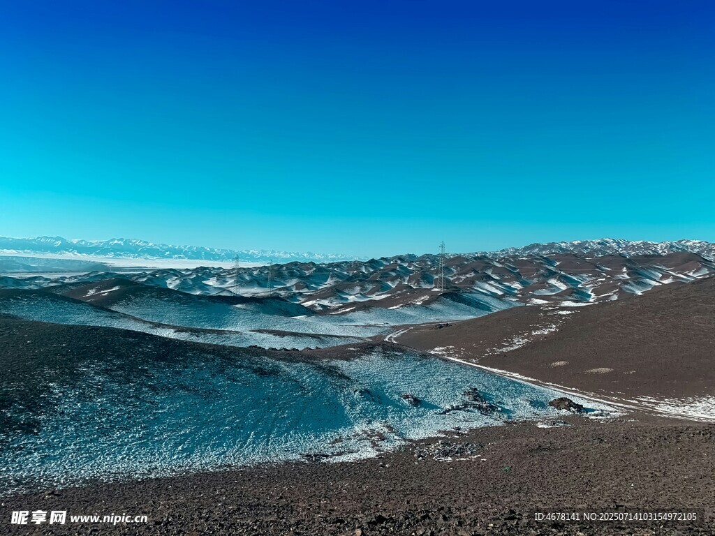壮丽冰川海岸景观