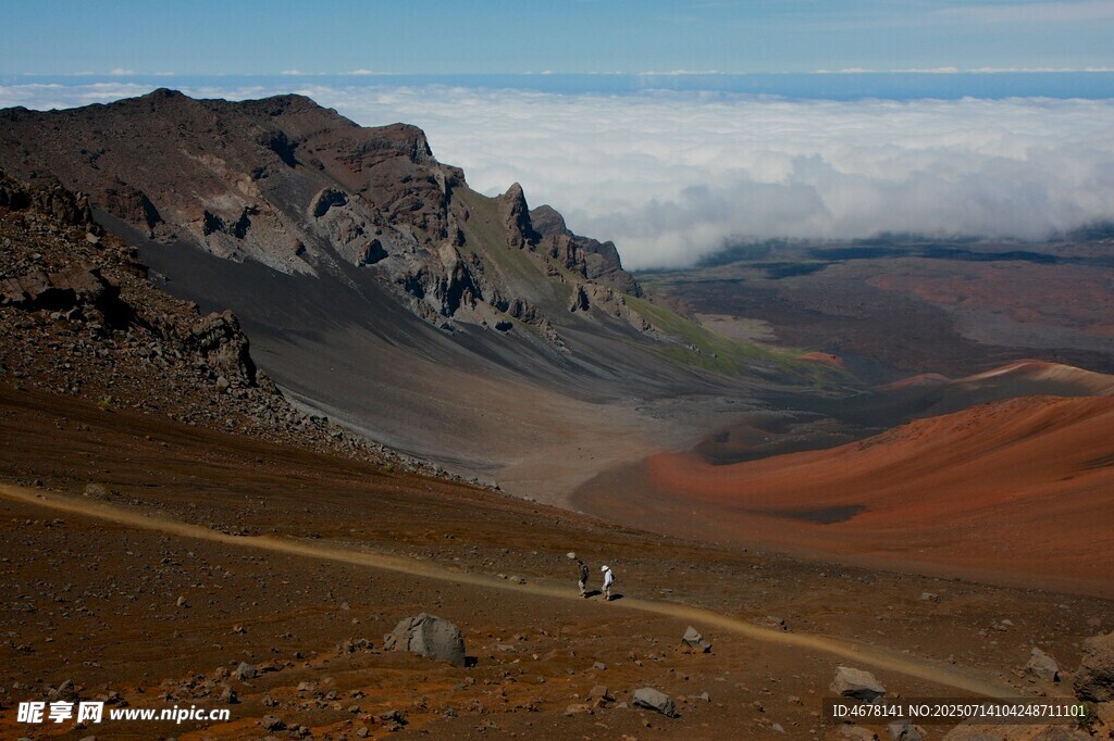 壮丽高山云海景观