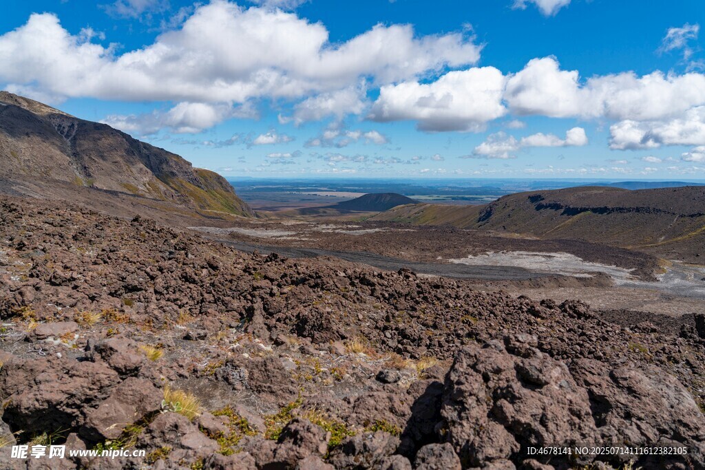 火山地貌景观壮丽风光