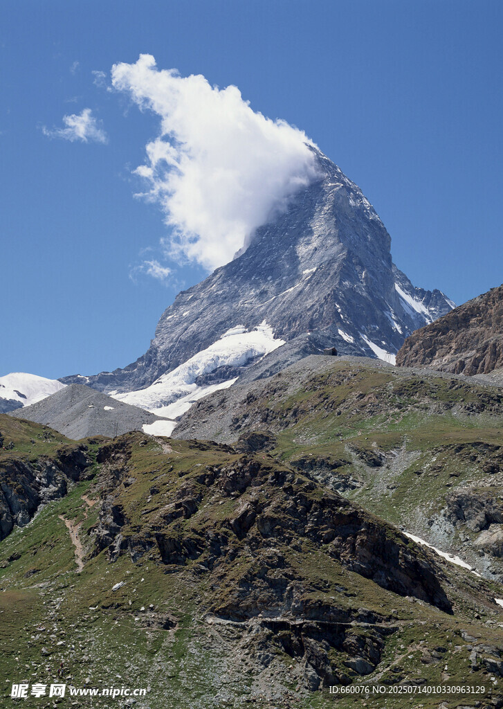 马特洪峰壮丽山景