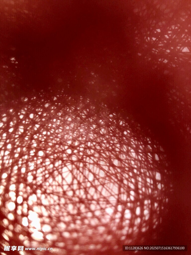 质感细腻的红色皮革纹理