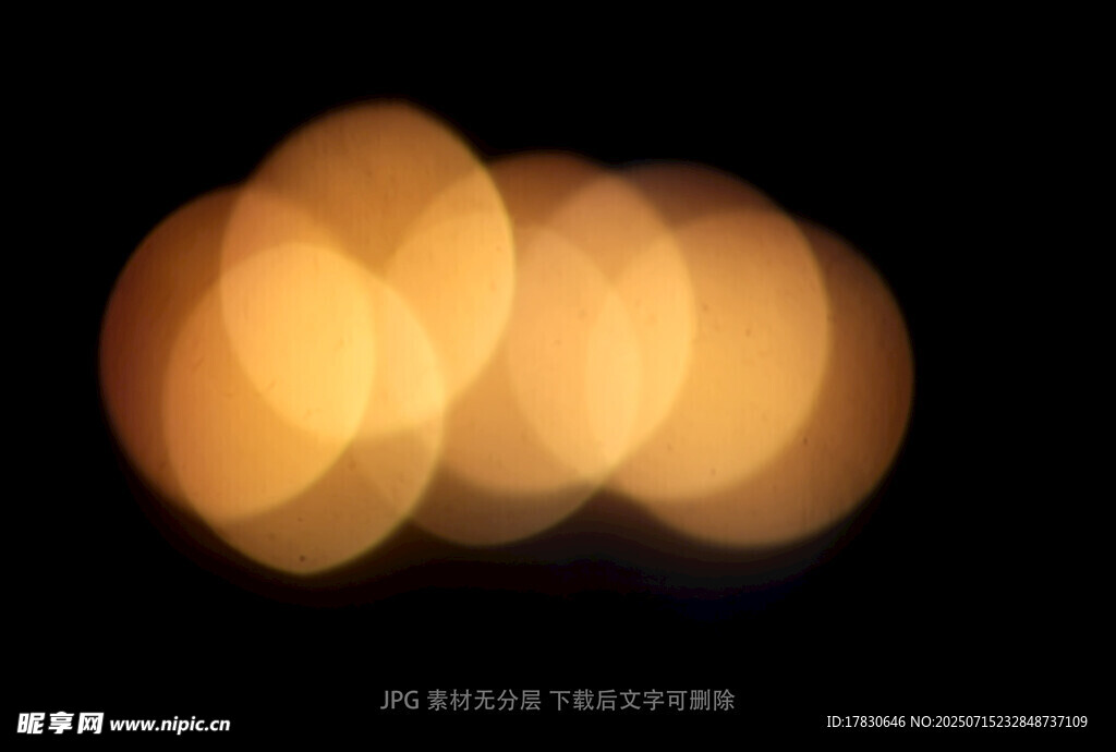 梦幻光斑夜景效果