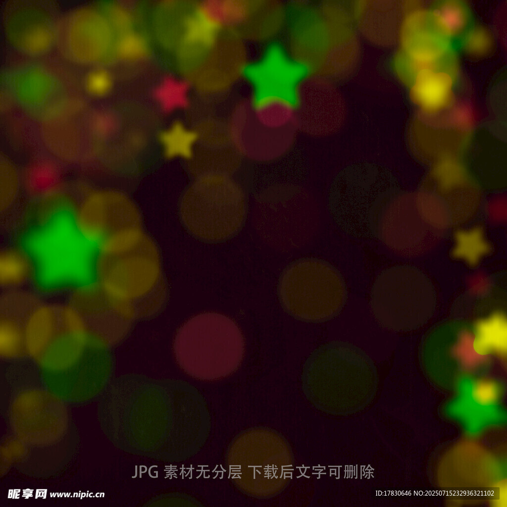 梦幻光斑星星背景图
