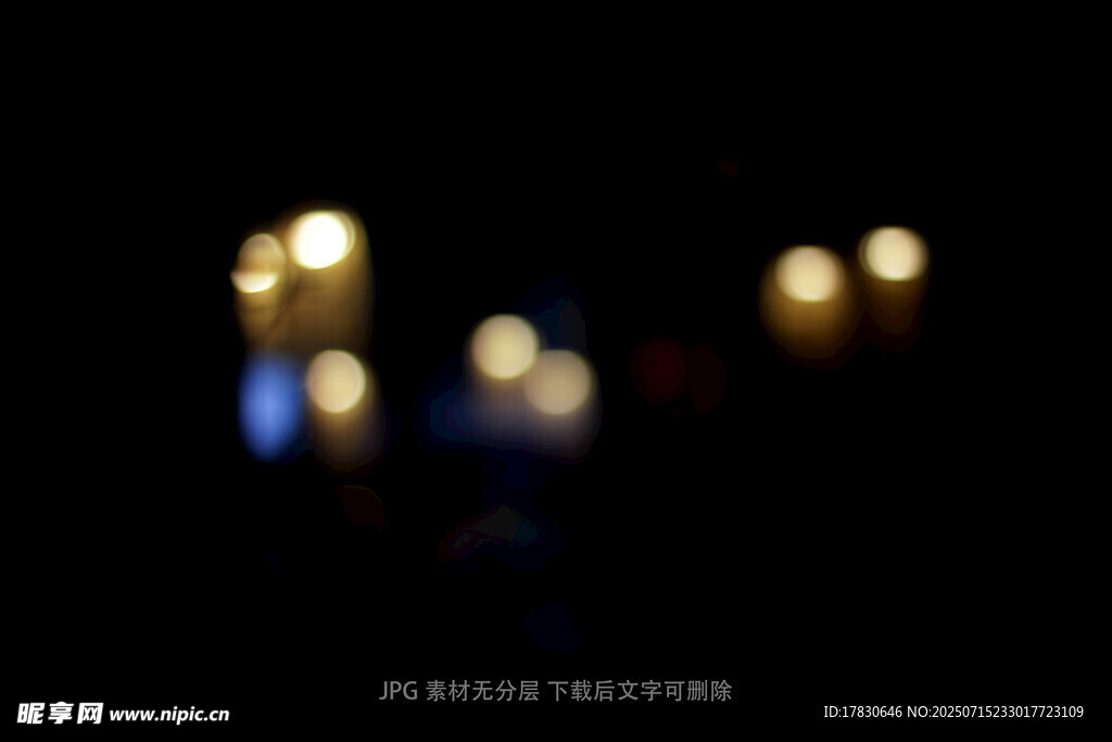 微光闪烁的梦幻烛火
