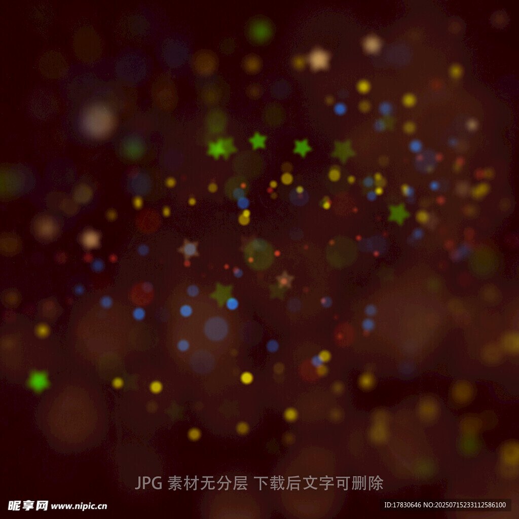 梦幻多彩光斑背景图