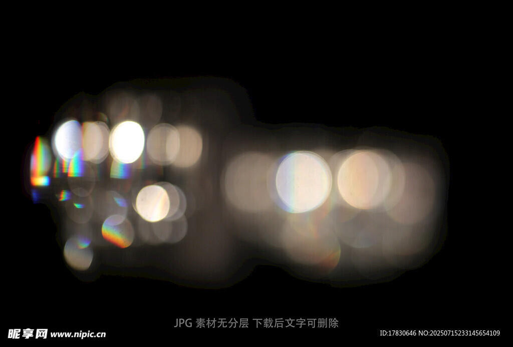 梦幻光斑摄影效果