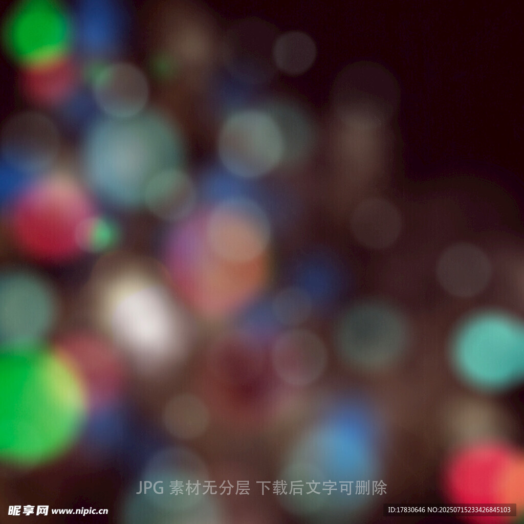 梦幻多彩光斑背景图
