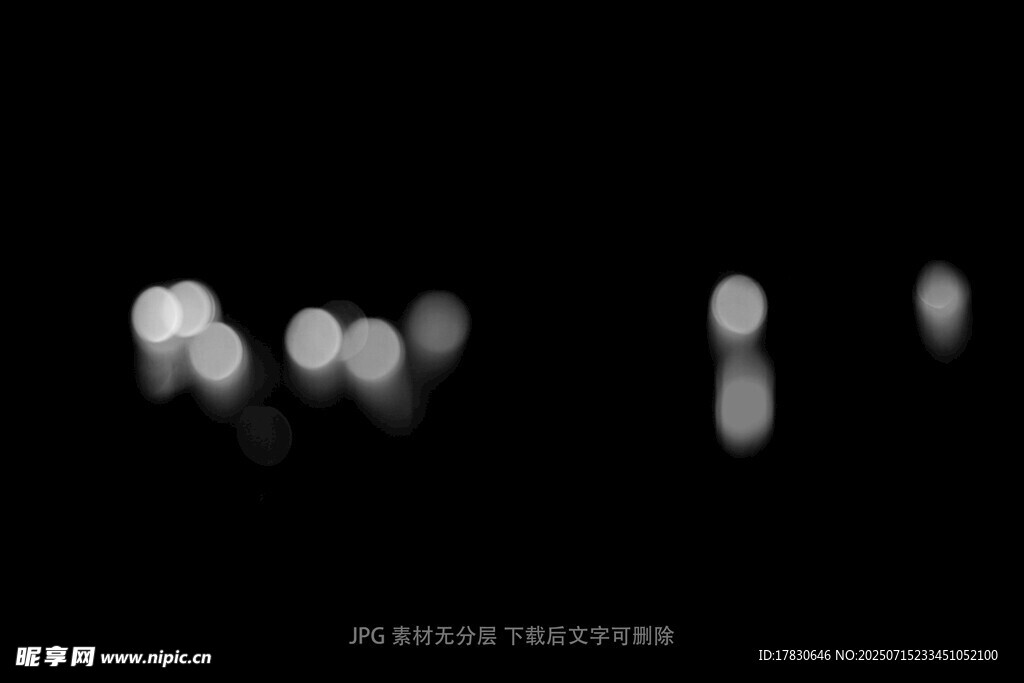 模糊光斑夜景抽象画面