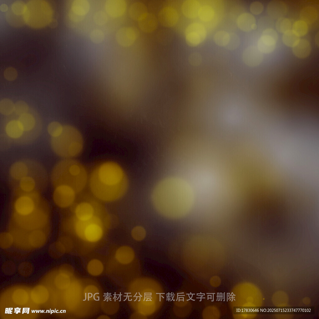 金色梦幻光斑背景图