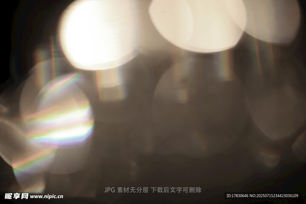 梦幻光斑光影效果画面
