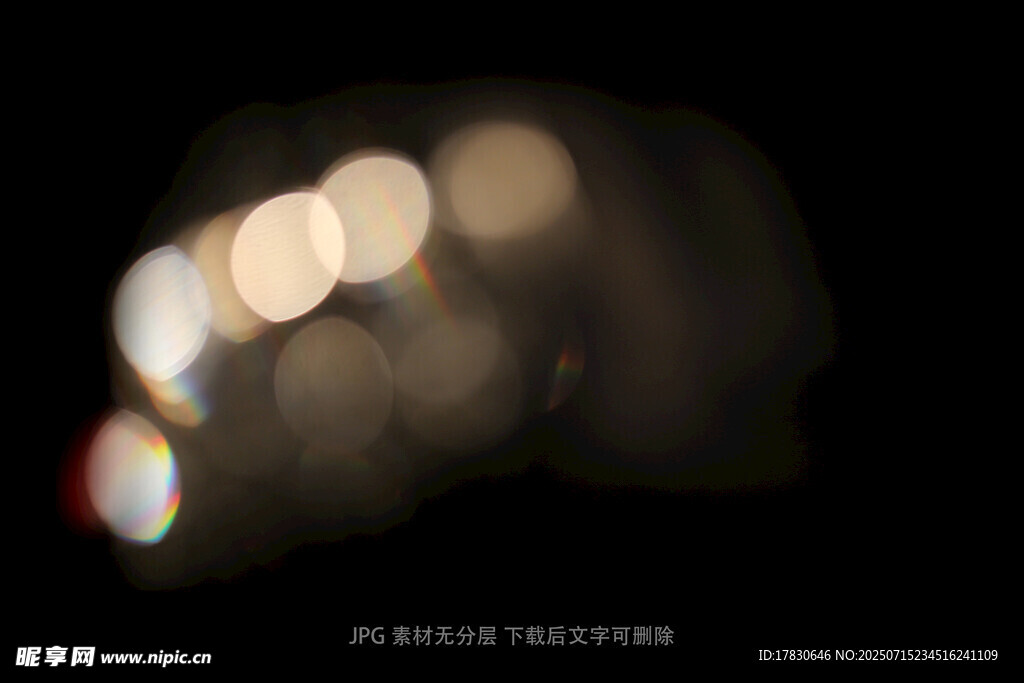 梦幻光斑光晕摄影效果