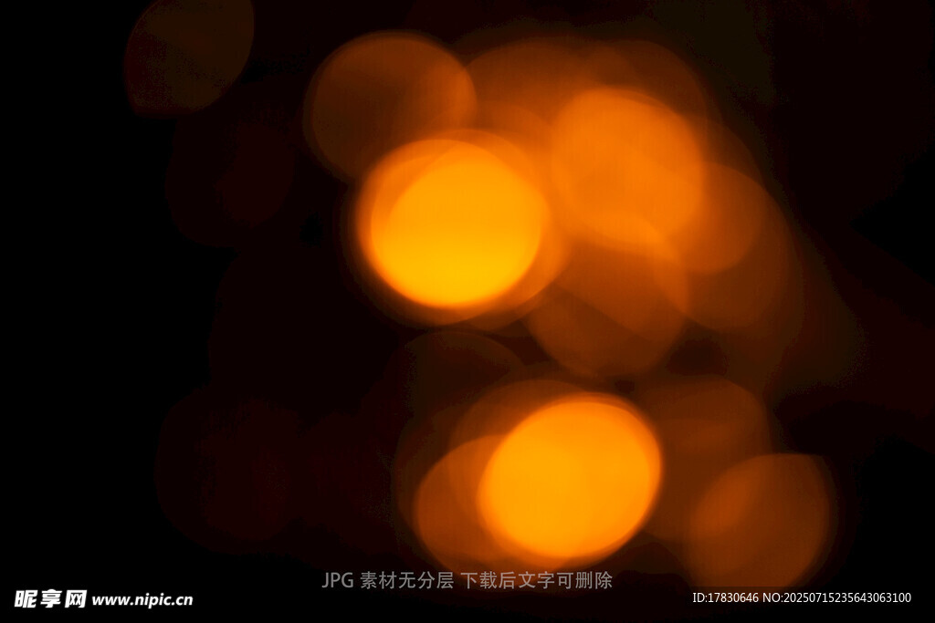 梦幻光斑夜景灯光效果
