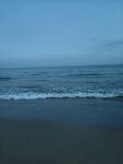 宁静海边的轻柔海浪