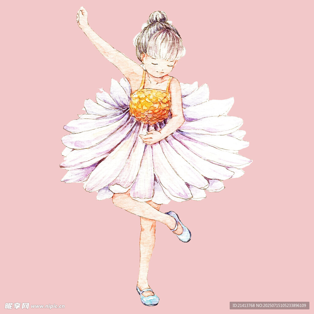 芭蕾少女优雅起舞