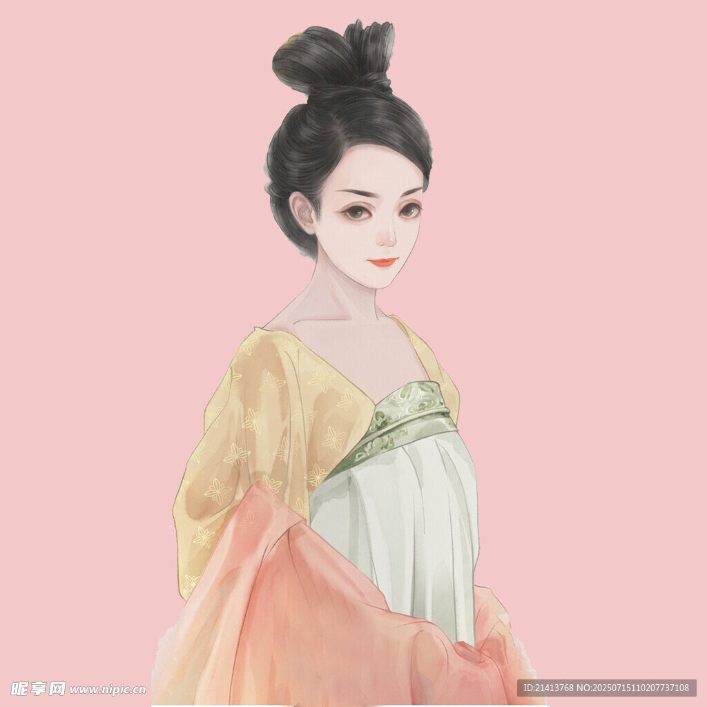 古风汉服女子优雅形象