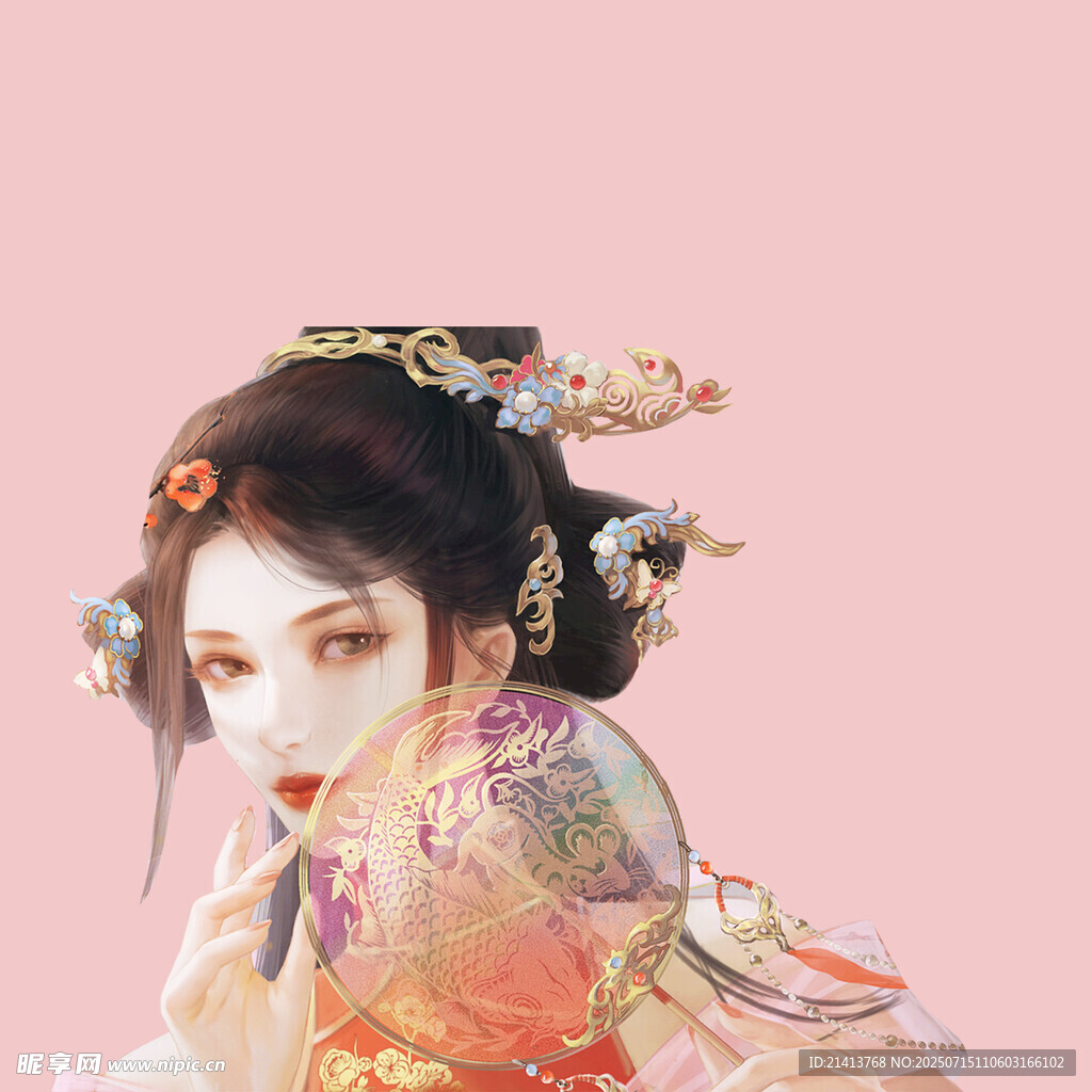 古风佳人  华服簪花之美