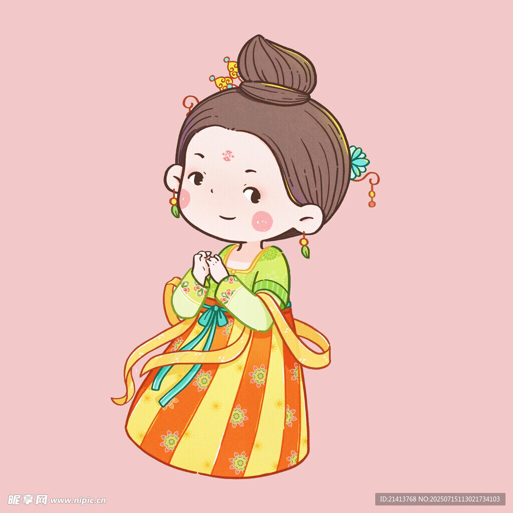可爱古风少女