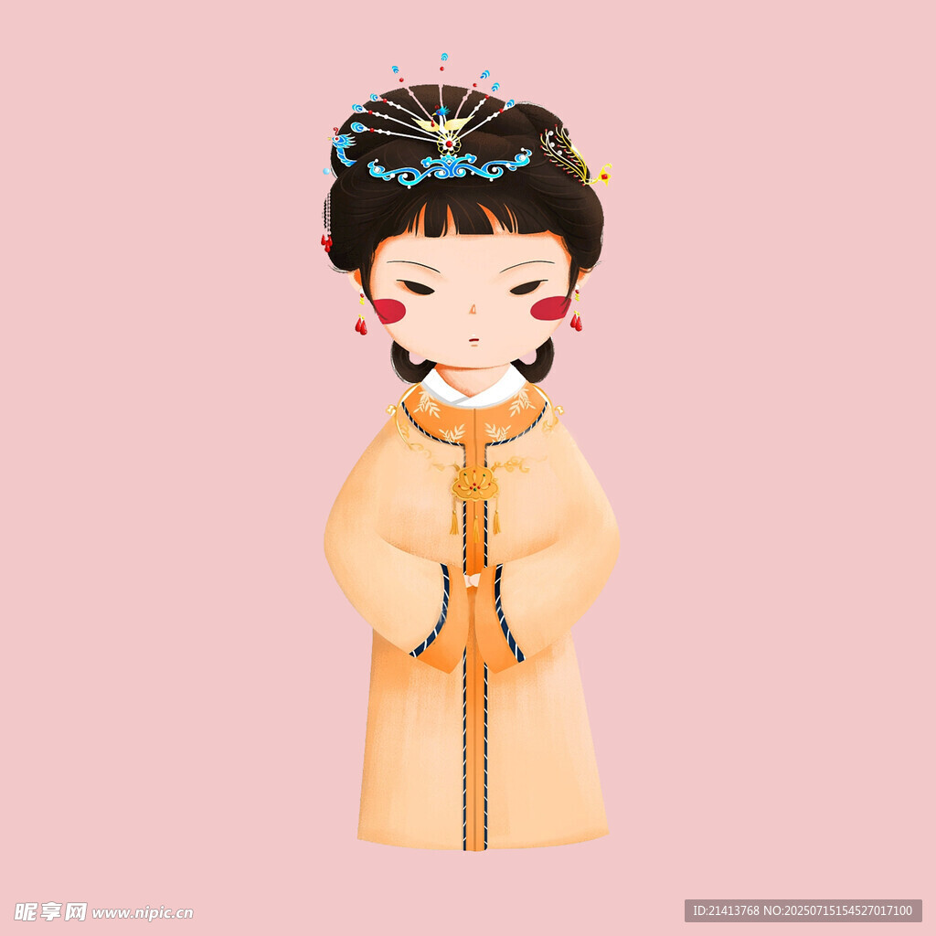 古风宫廷风人偶摆件