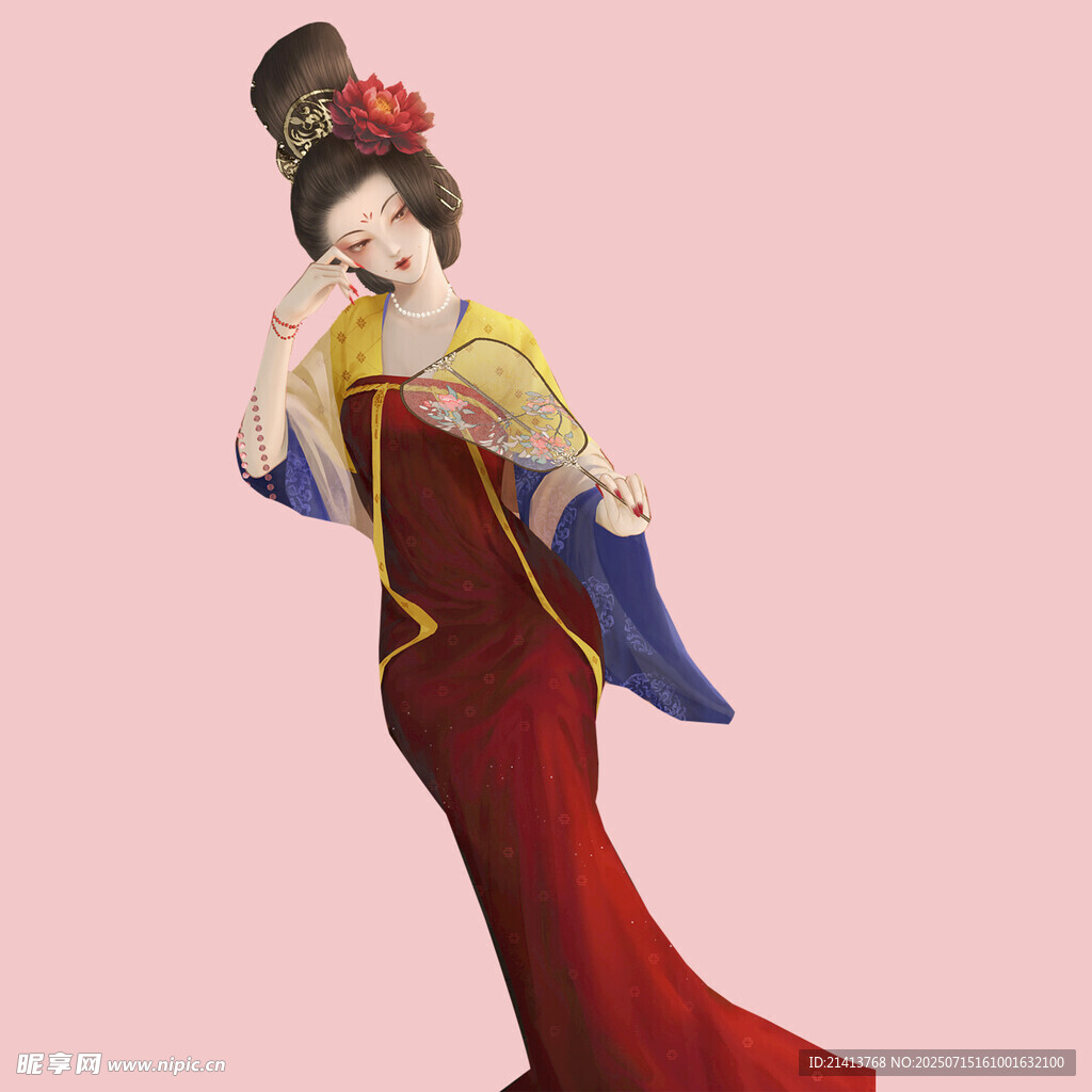 古典优雅的古装女子形象