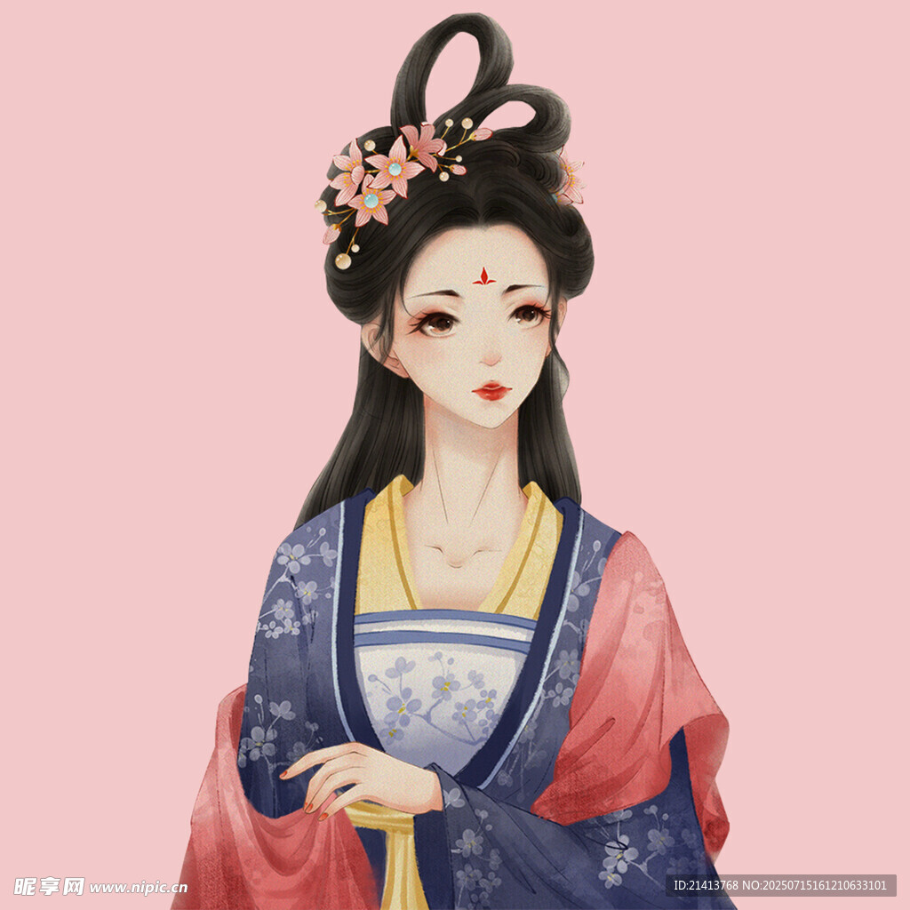 古风汉服女子优雅形象
