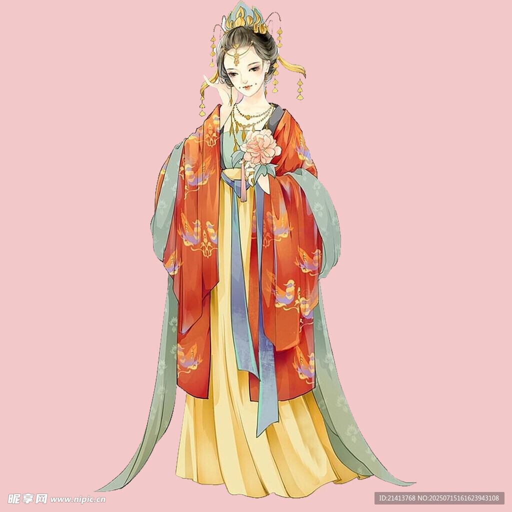 古风汉服女子优雅形象