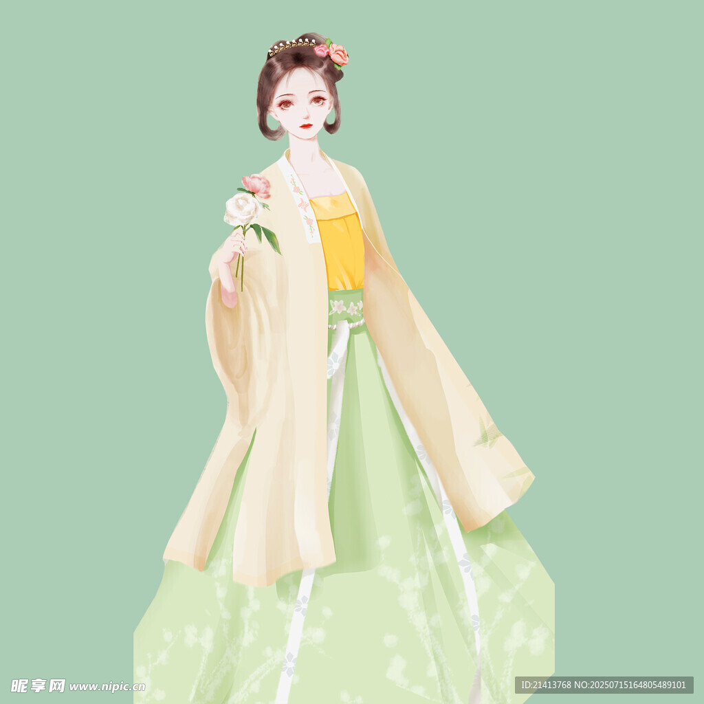 古风汉服女子优雅形象
