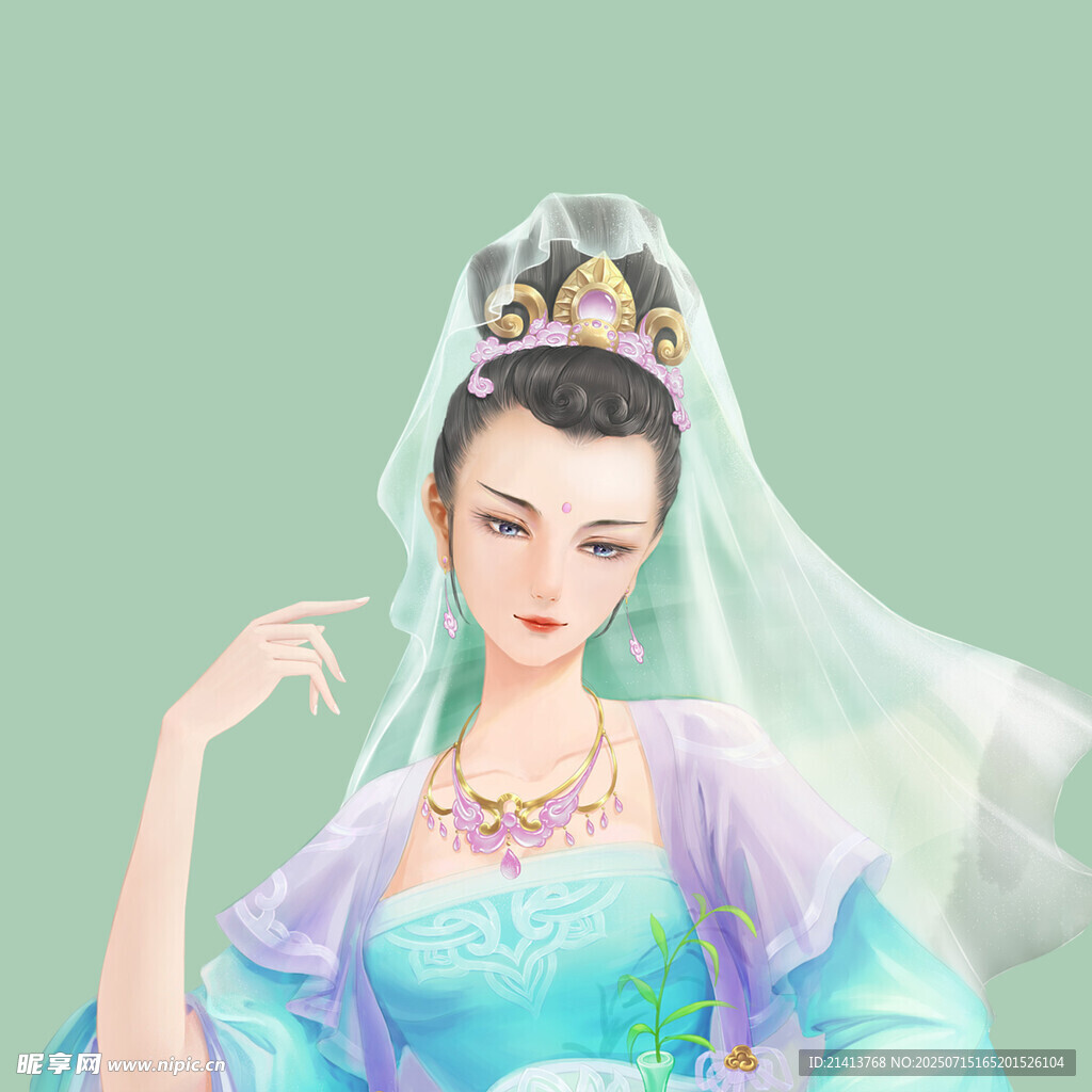 古典优雅古装女子形象