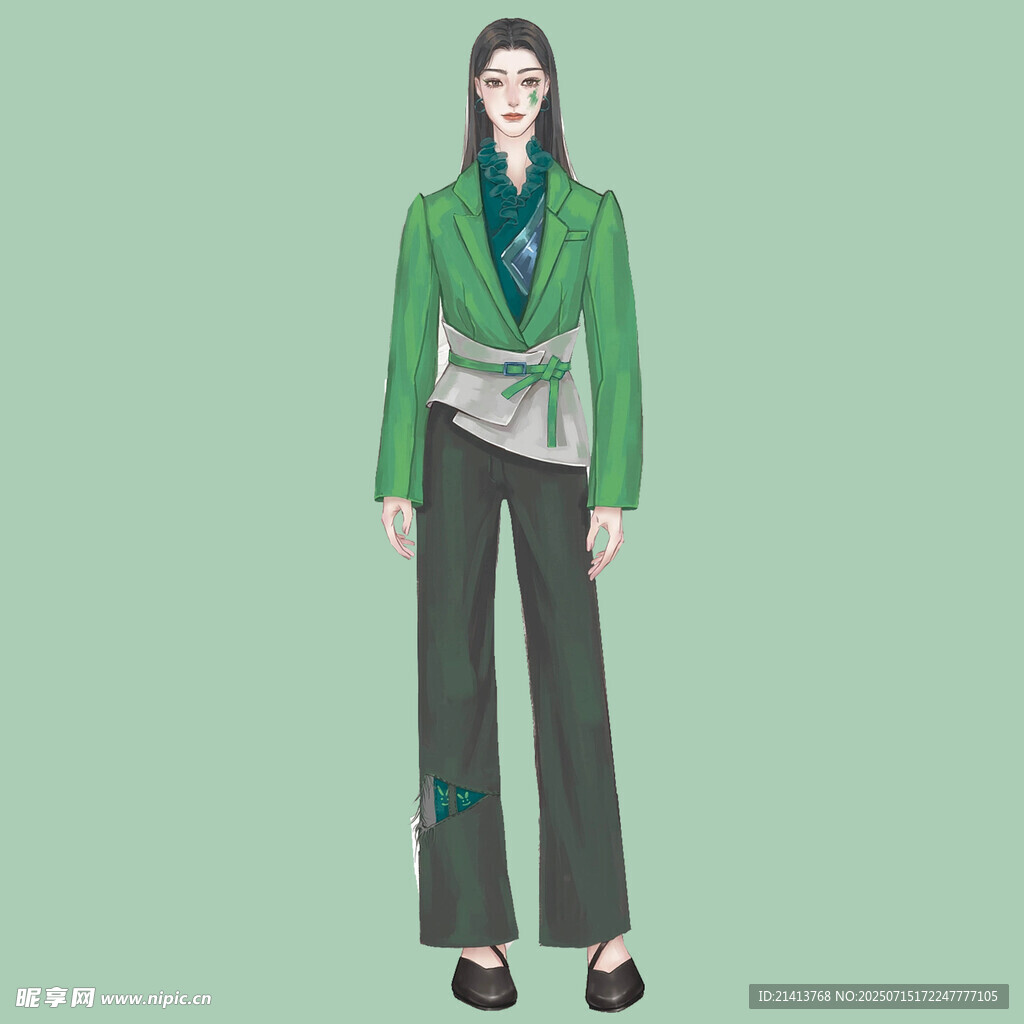 时尚穿搭女性形象展示