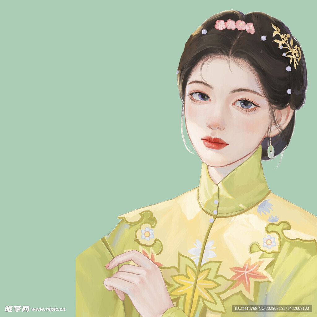 古典旗袍女子优雅写真