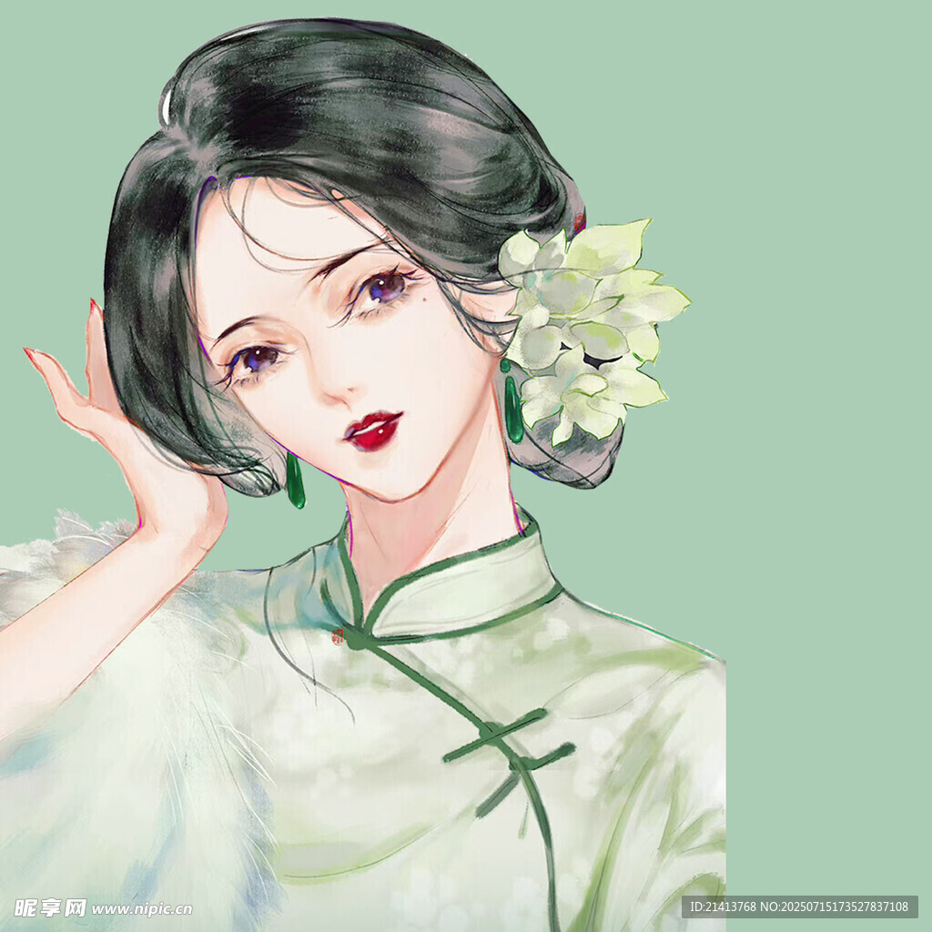 古典旗袍女子  温婉动人