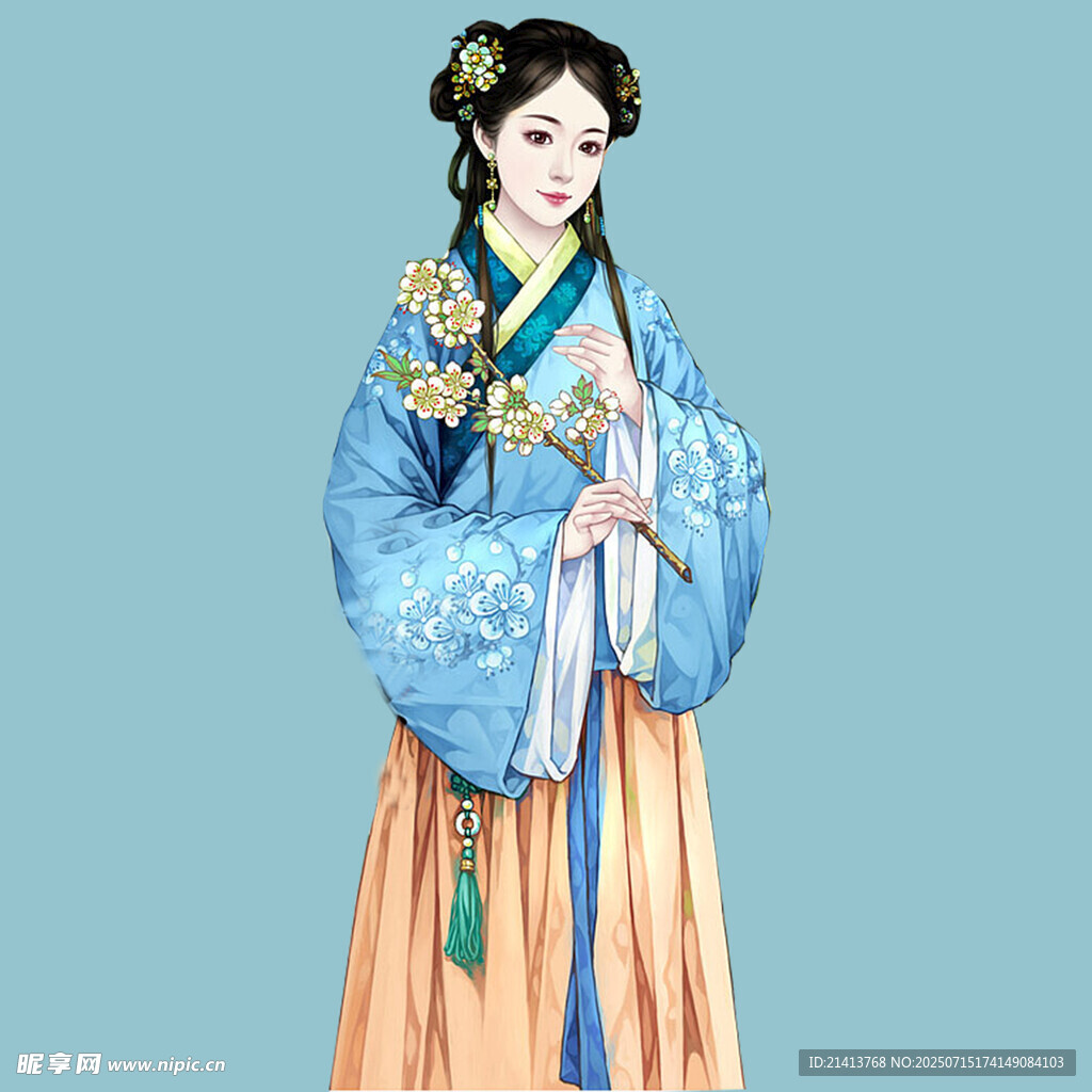 古典优雅古装女子形象