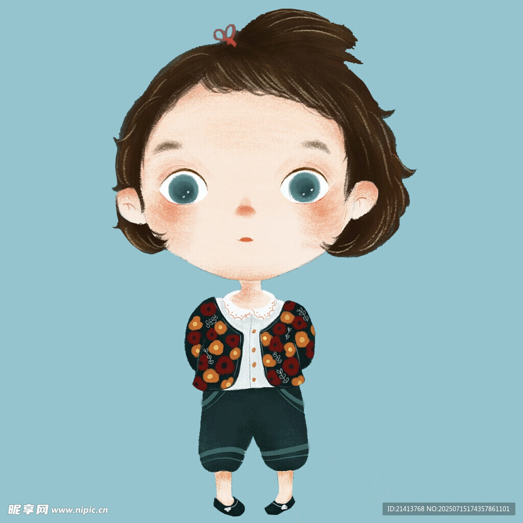 可爱卡通小女孩形象