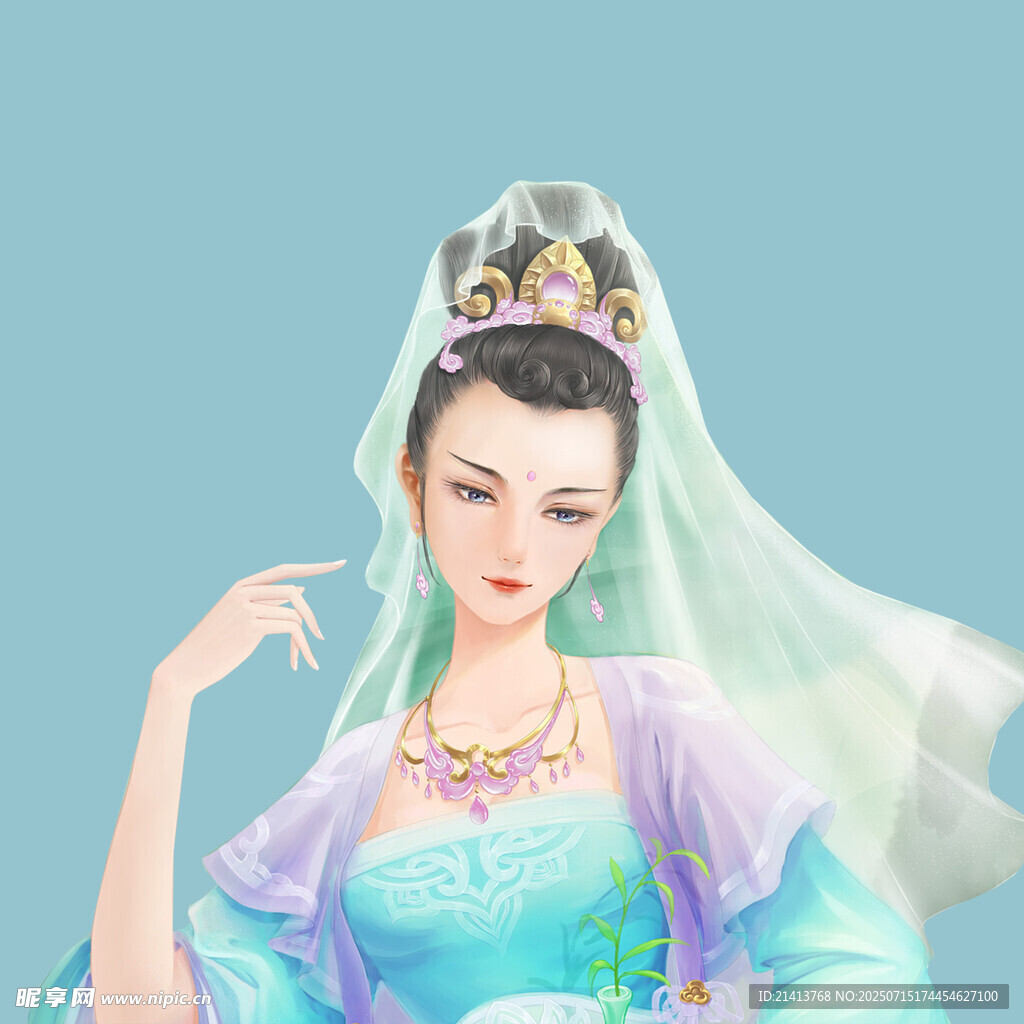 古典优雅古装女子形象