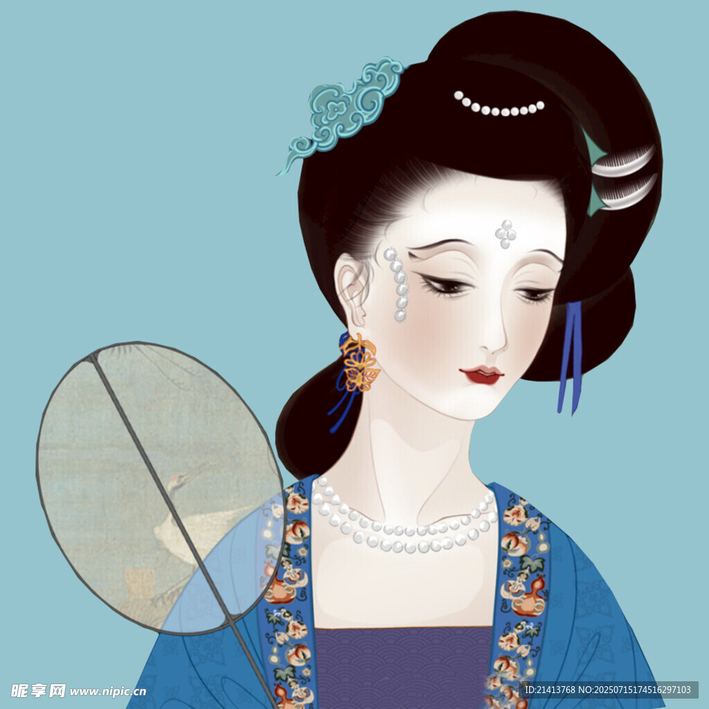 古典优雅的古风女子形象