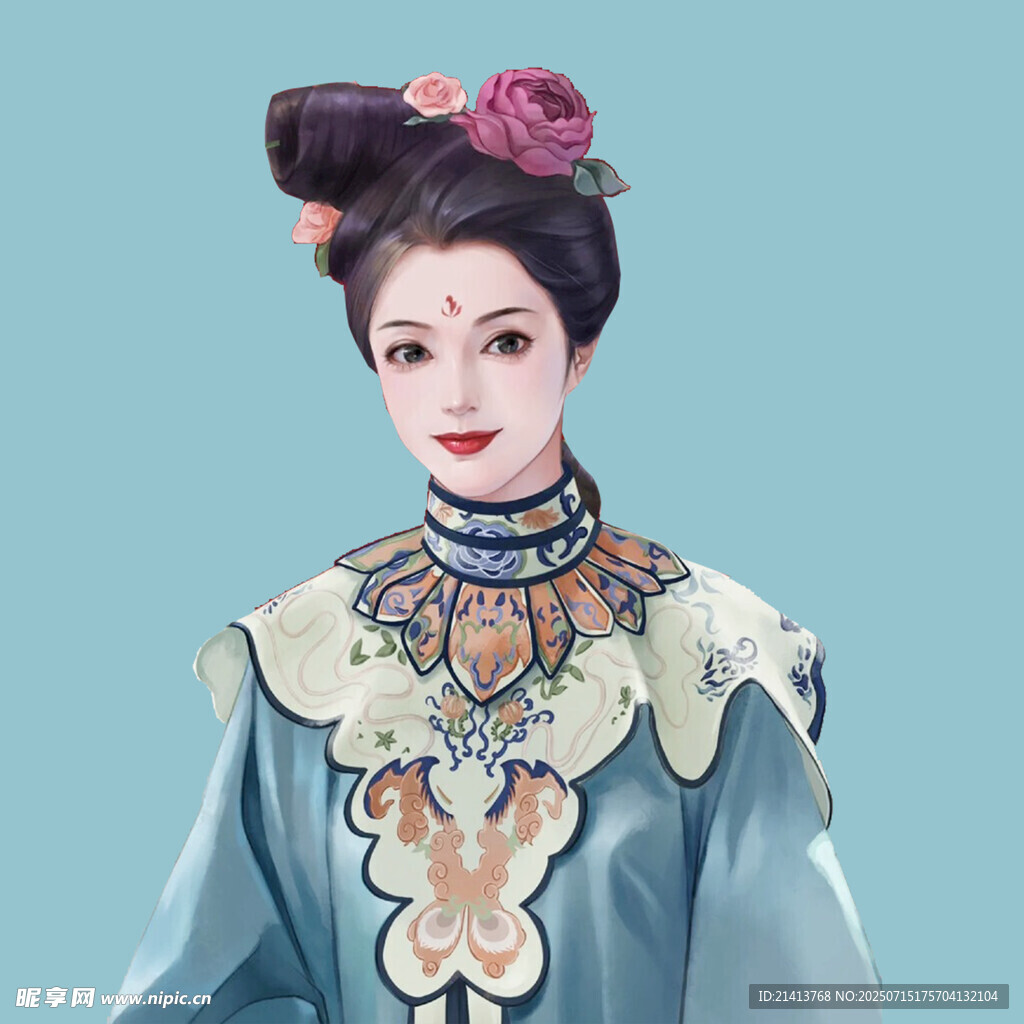 古典华服女子 尽显东方韵味