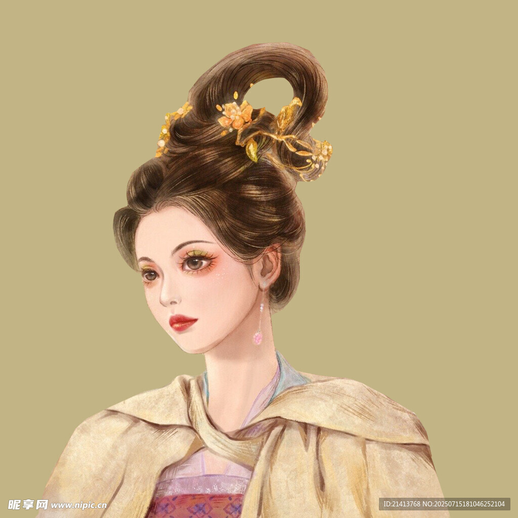 古风女子发髻造型