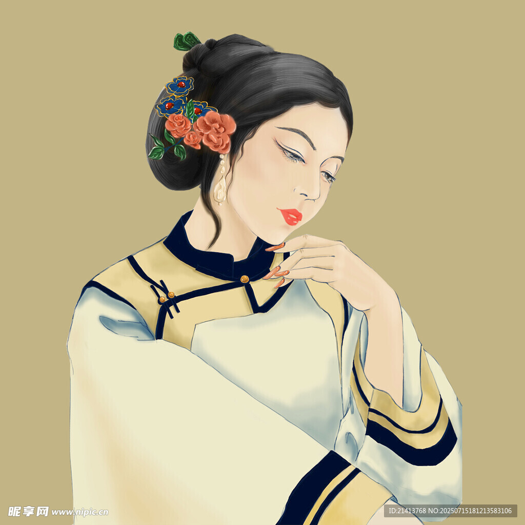 古典旗袍女子