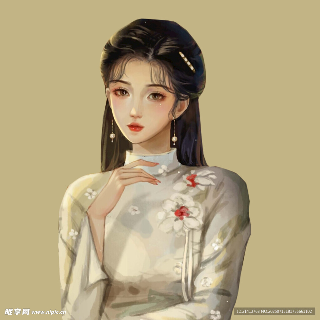 古典旗袍少女优雅写真