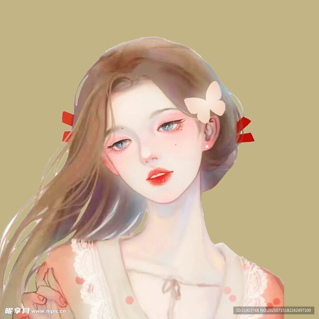古风长发女子