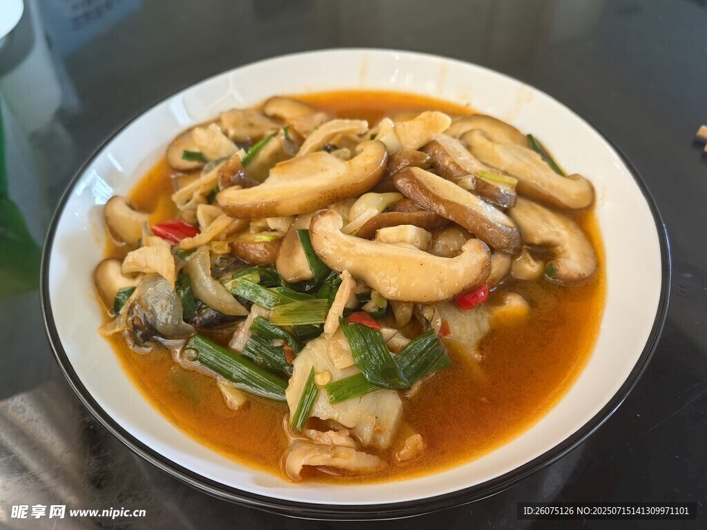 香炒平菇
