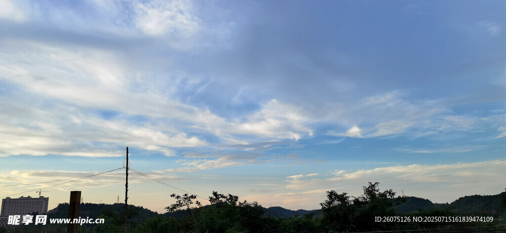 乡村天空美景