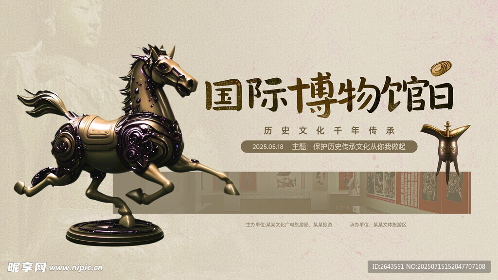 国际博物馆日活动宣传展板