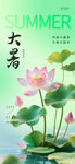 大暑海报