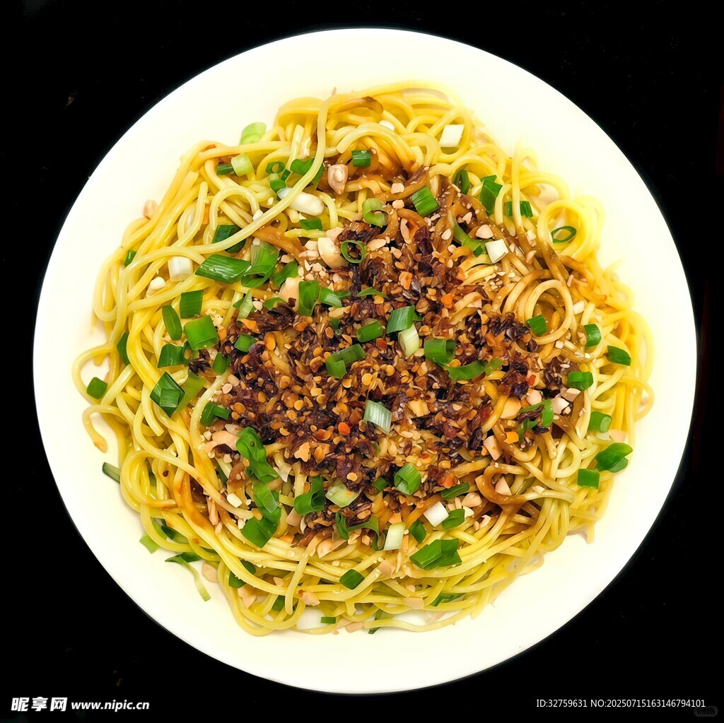 美味葱花拌面凉面